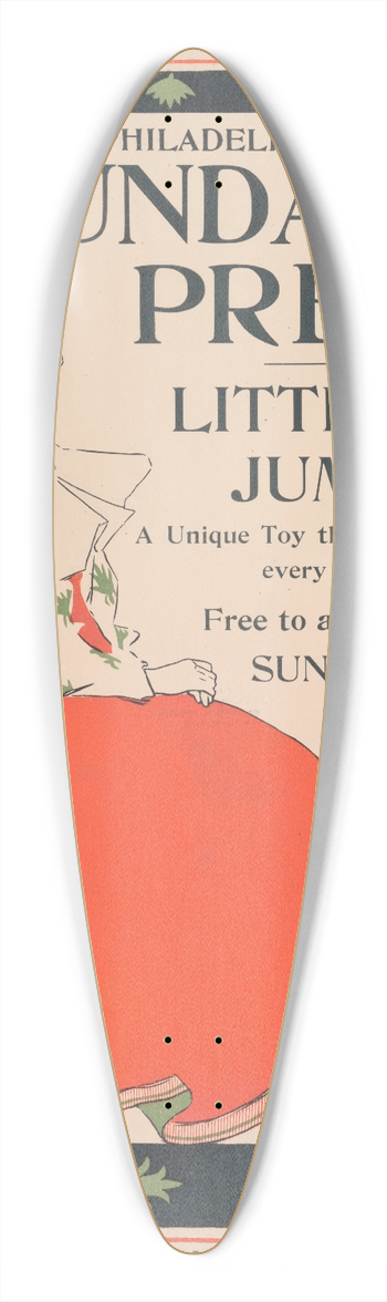 George Reiter Brill - Little Jumbo 39.3 inch art pintail longboard deck