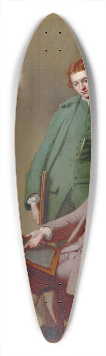 George Romney - A Conversation (The Artists Brothers Peter and James Romney) 39.3 inch art pintail longboard deck