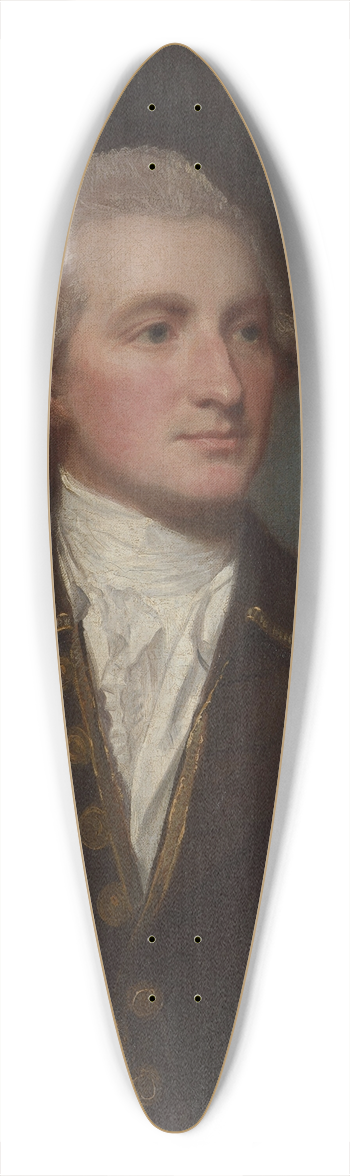 George Romney - Portrait of a Man 39.3 inch art pintail longboard deck