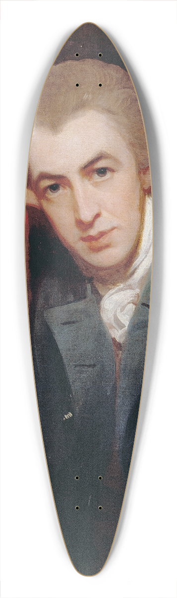 George Romney - William Hayley 39.3 inch art pintail longboard deck