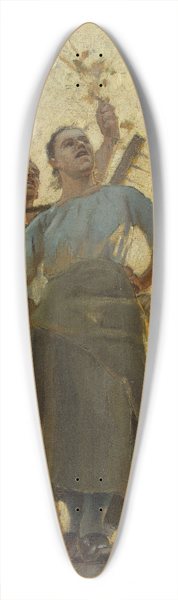 Georges Bertrand - La moisson 39.3 inch art pintail longboard deck