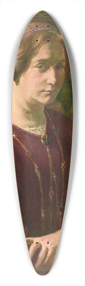 Georges Daniel de Monfreid - Anna Filiabella, portrait de la femme de lartiste 39.3 inch art pintail longboard deck