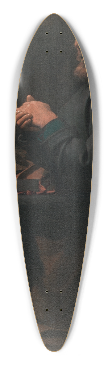 Georges de La Tour - Saint Peter Repentant 39.3 inch art pintail longboard deck