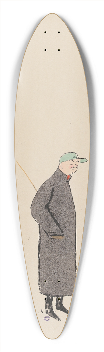 Georges Goursat (Sem) - Album le Turf 39.3 inch art pintail longboard deck