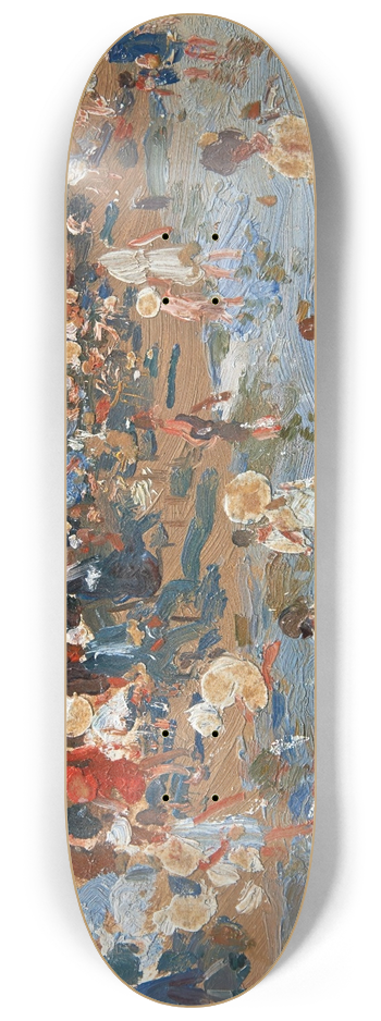 Cecilio Pl - En la playa (on the beach) 8.25 inch art skate deck