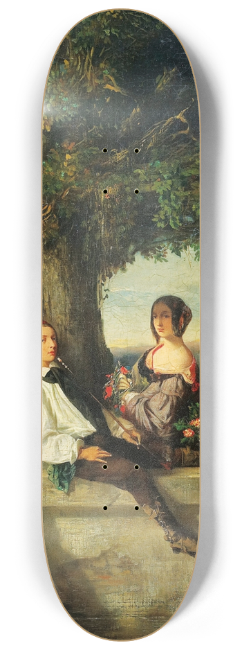 Celestin Nanteuil - Conversation sous un arbre 8.25 inch art skate deck