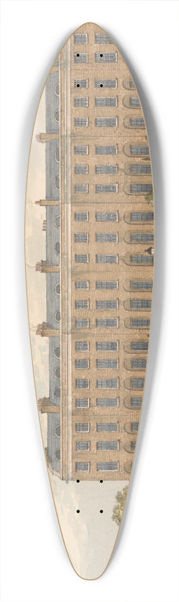 George Sidney Shepherd - Finsbury Square 39.3 inch art pintail longboard deck
