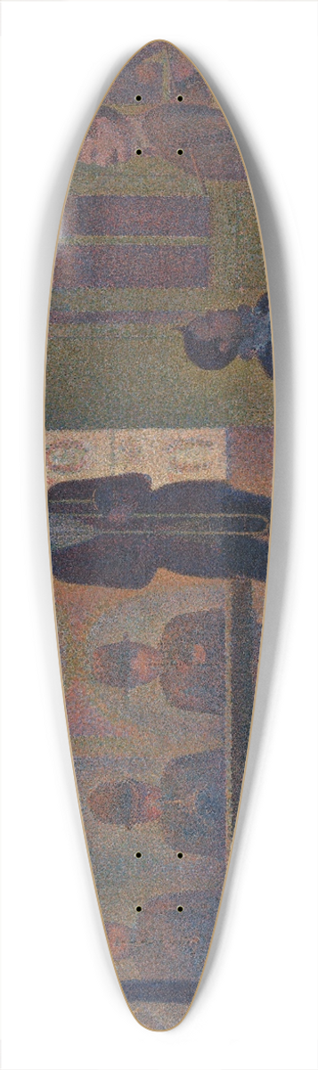Georges Seurat - Circus Sideshow (Parade de cirque) 39.3 inch art pintail longboard deck