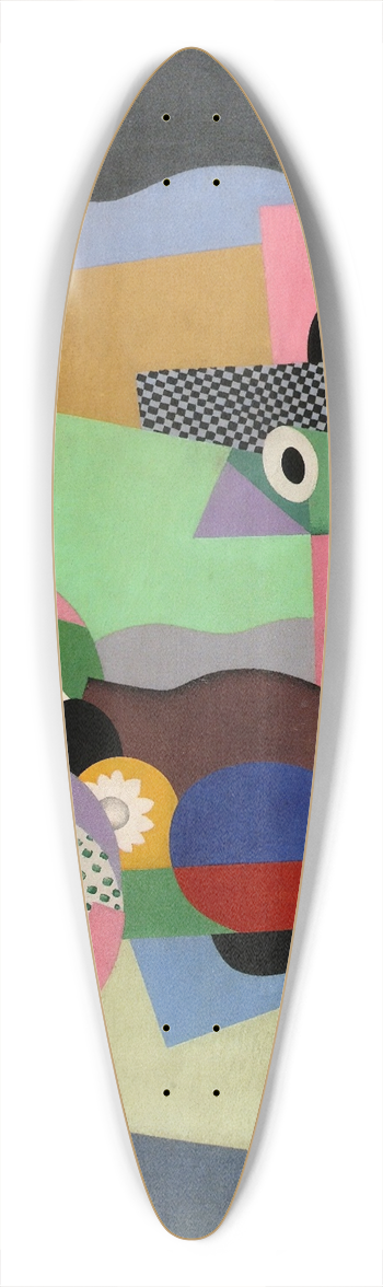 Georges Valmier - Flowers and fruit 39.3 inch art pintail longboard deck