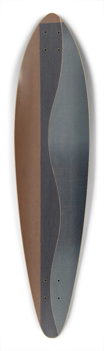 Georges Valmier - Sans titre 39.3 inch art pintail longboard deck