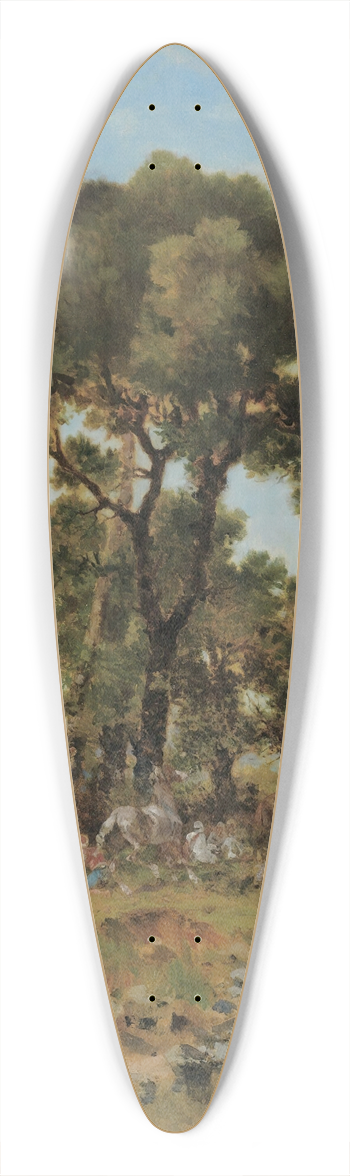 Georges Washington - Halte Dans Les Montagnes 39.3 inch art pintail longboard deck