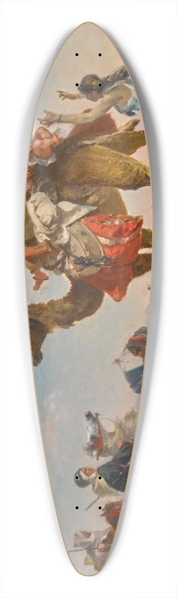 Georges Washington - The Departure 39.3 inch art pintail longboard deck