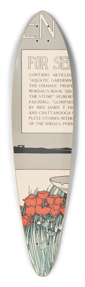 George Wharton Edwards - The century for September 39.3 inch art pintail longboard deck