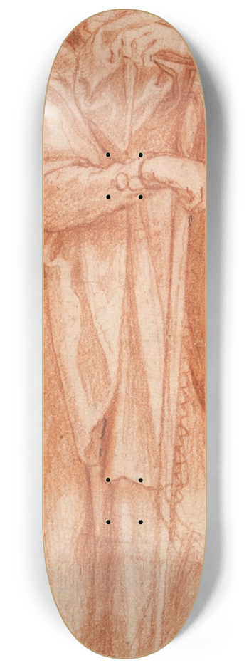 Cesare Nebbia - Eleazar, study for a fresco in the Sixtine Chapel, Santa Maria Maggiore,Rome 8.25 inch art skate deck
