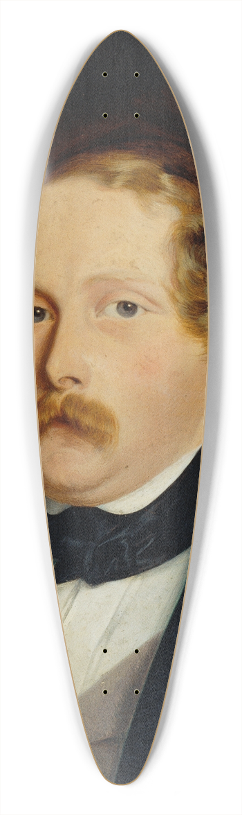 Georg Koberwein - Alexander Anschtz 39.3 inch art pintail longboard deck