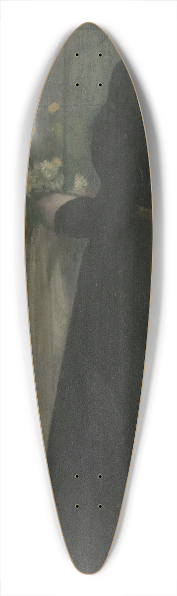 Georg Sauter - De ruiker 39.3 inch art pintail longboard deck