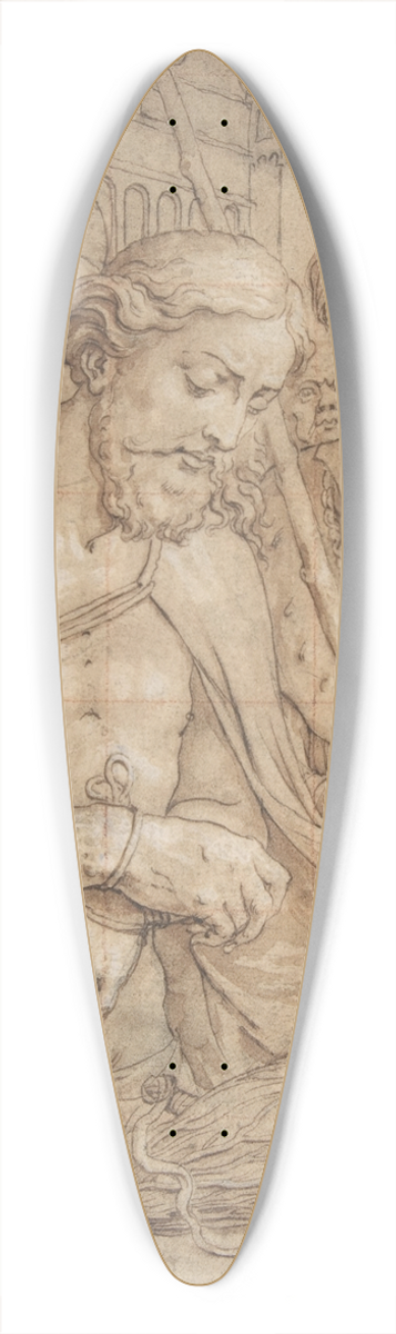 Georg Vischer - Christ Presented to the People 39.3 inch art pintail longboard deck