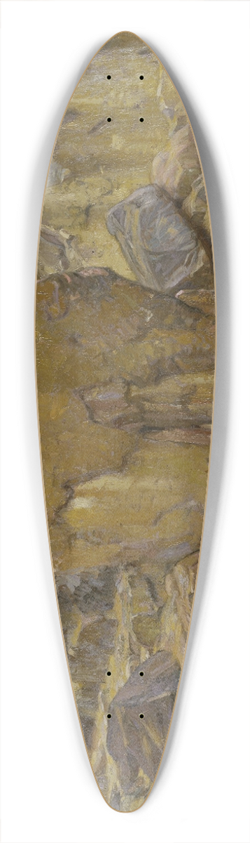 Georg Von Rosen - The Sphinx 39.3 inch art pintail longboard deck