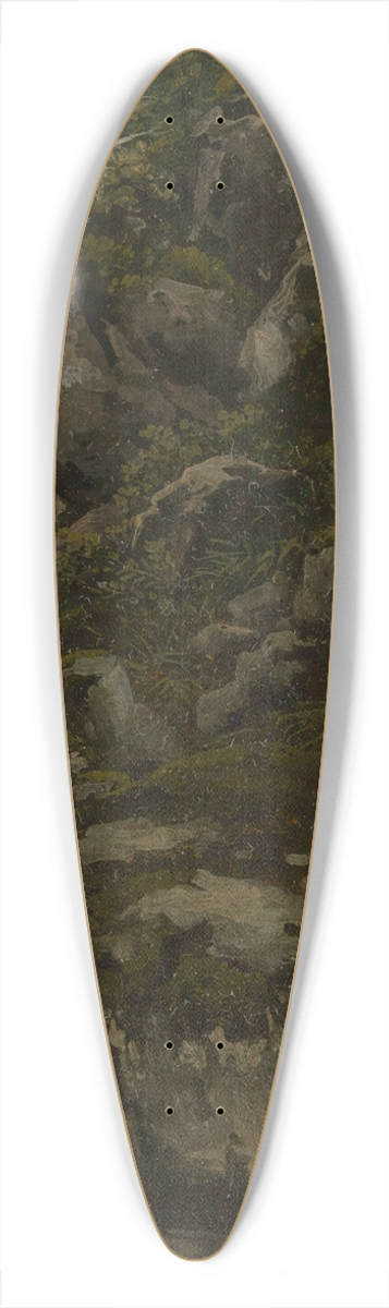 Georg Wilhelm Issel - Waldbach 39.3 inch art pintail longboard deck