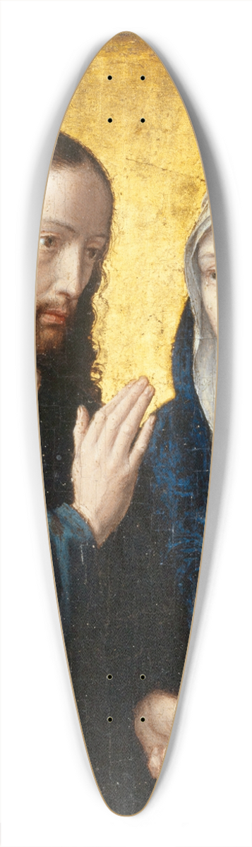 Gerard David - Christ Taking Leave of His Mother 39.3 inch art pintail longboard deck