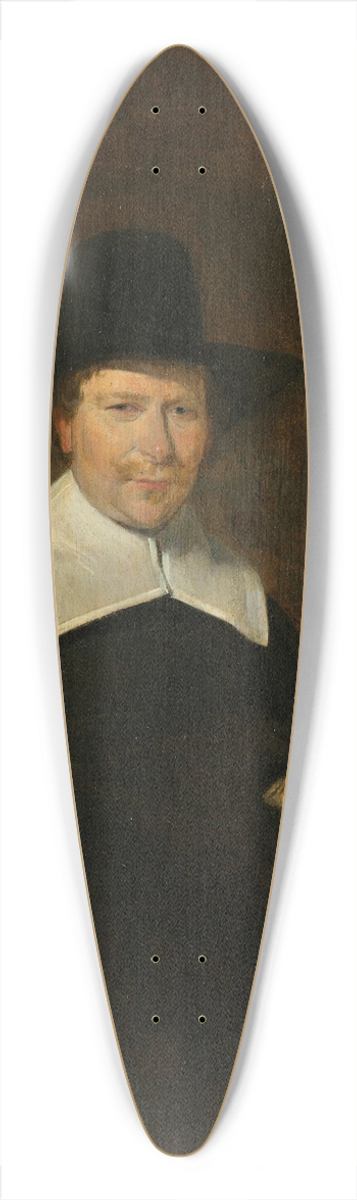 Gerard ter Borch - Gerard Abrahamsz van der Schalcke (1609-67). Haarlem Cloth Merchant 39.3 inch art pintail longboard deck
