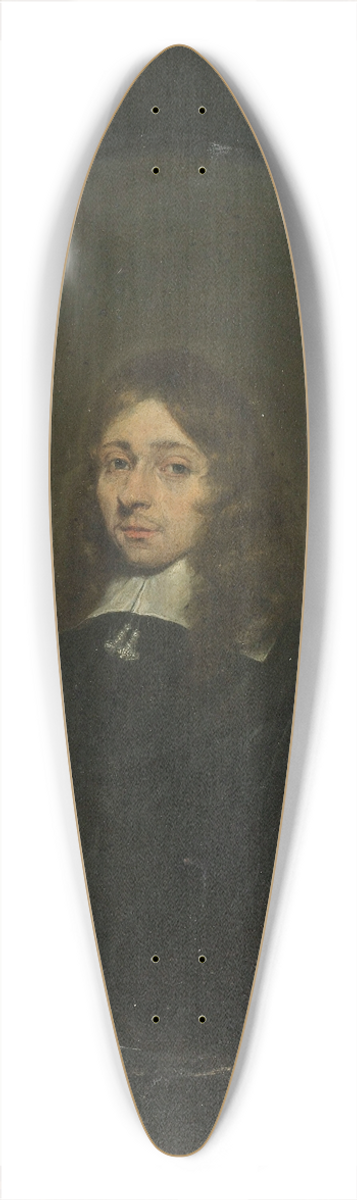 Gerard ter Borch - Portrait of a Man 39.3 inch art pintail longboard deck