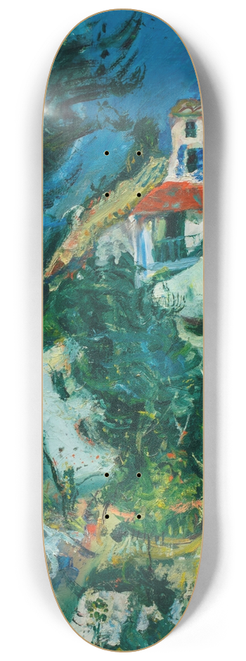 Cham Soutine - Paysage de Cagnes 8.25 inch art skate deck