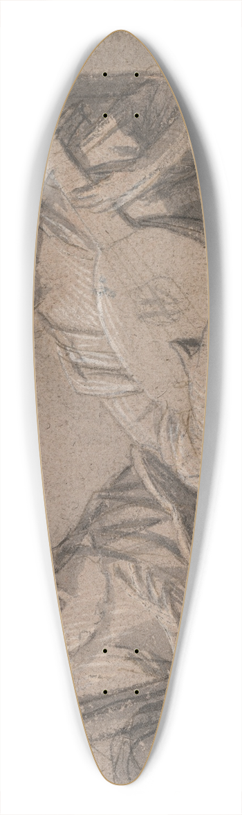 Gerard van Honthorst - Musical Scene 39.3 inch art pintail longboard deck