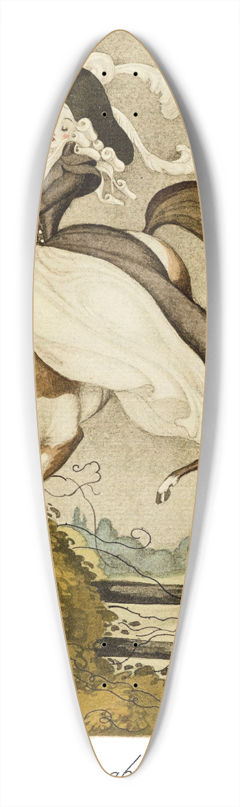 Gerda Wegener - Sur talons rouges pl 08 39.3 inch art pintail longboard deck