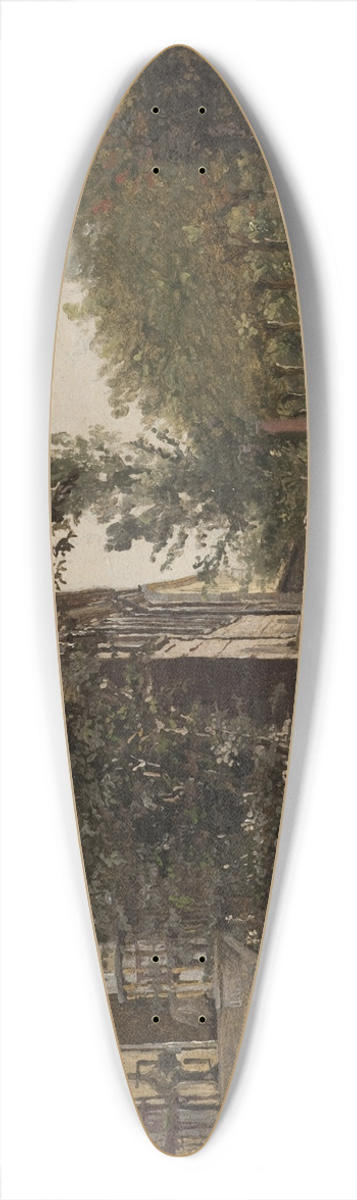 Gerrit Dou - An Old Woman by a Window 39.3 inch art pintail longboard deck