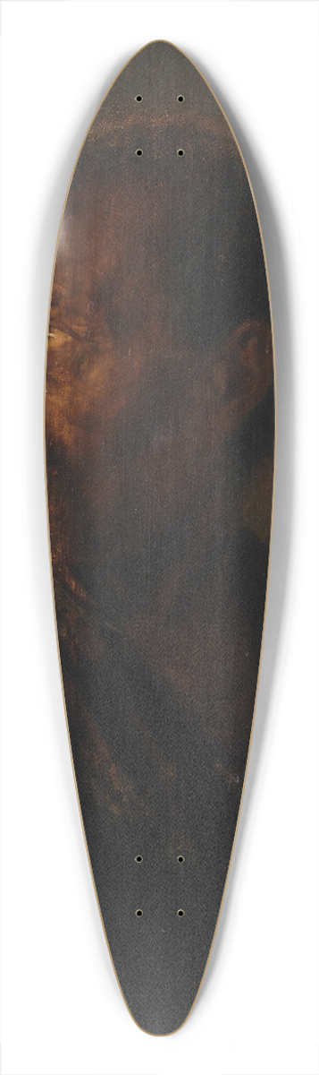 Gerrit Dou - Head of an African 39.3 inch art pintail longboard deck