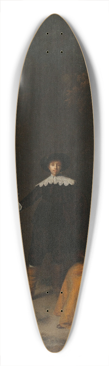 Gerrit Dou - Portrait of a Couple in a Landscape 39.3 inch art pintail longboard deck