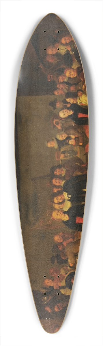 Gerrit Lundens - Wedding Feast 39.3 inch art pintail longboard deck