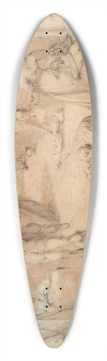 Gerrit Pietersz - Tamar Making Cakes ForAmnon 39.3 inch art pintail longboard deck
