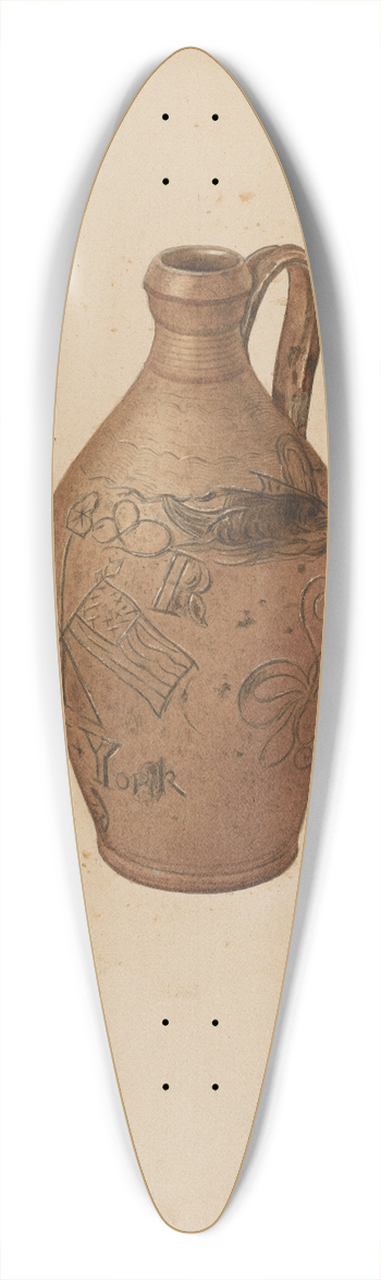 Giacinto Capelli - Jug 39.3 inch art pintail longboard deck
