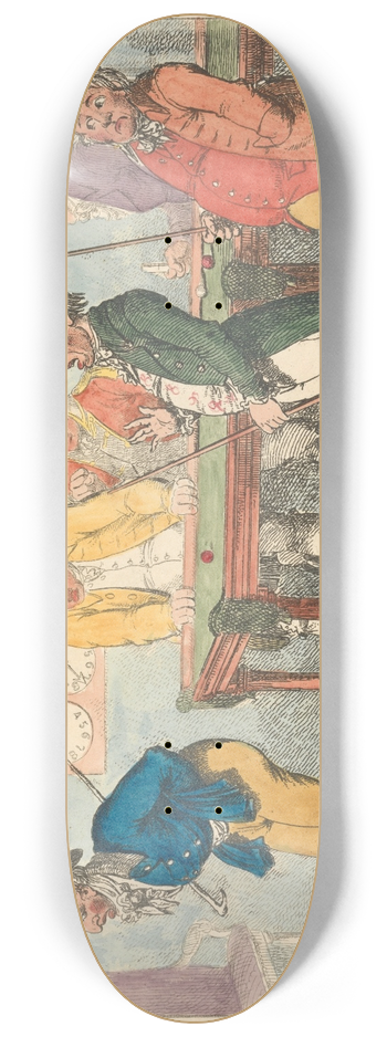 Charles Ansell - A New Way of Paying Debts of Honor!! 8.25 inch art skate deck