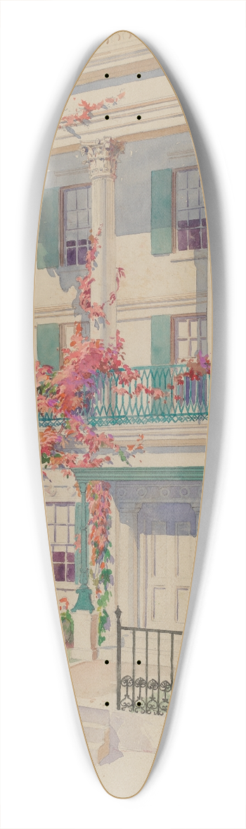 Gilbert Sackerman - Collonade 39.3 inch art pintail longboard deck