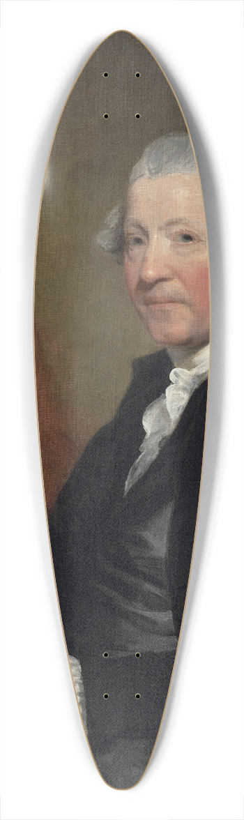 Gilbert Stuart - Sir Joshua Reynolds 39.3 inch art pintail longboard deck