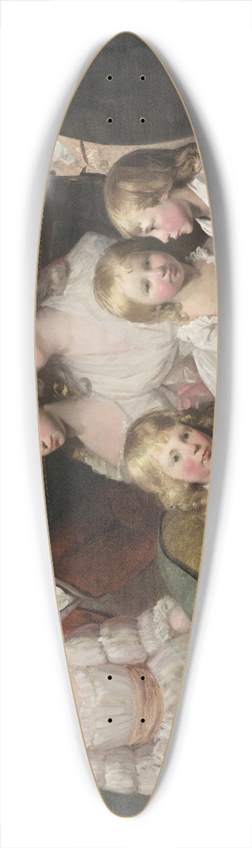 Gilbert Stuart - The Todd Family 39.3 inch art pintail longboard deck