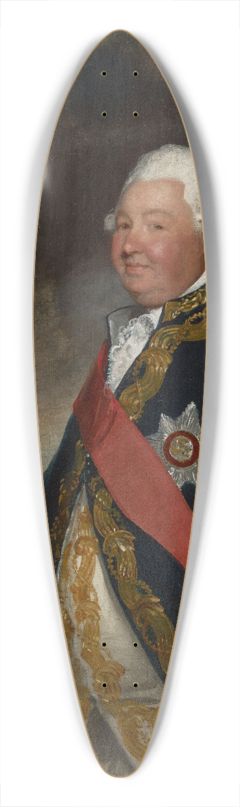 Gilbert Stuart - Vice-Admiral Edward Hughes 39.3 inch art pintail longboard deck