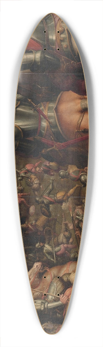 Giorgio Vasari - Battle of Marciano in Val di Chiana 39.3 inch art pintail longboard deck