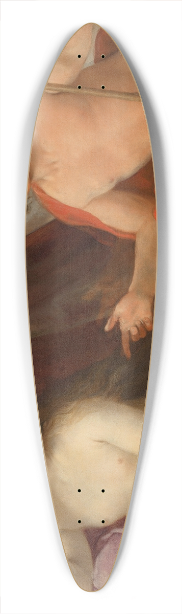 Giovanni Andrea Sirani - Bacchus and Ariadne 39.3 inch art pintail longboard deck
