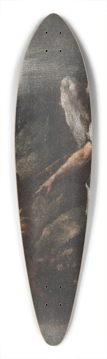 Giovanni Battista Caracciolo - Tobias And The Angel 39.3 inch art pintail longboard deck