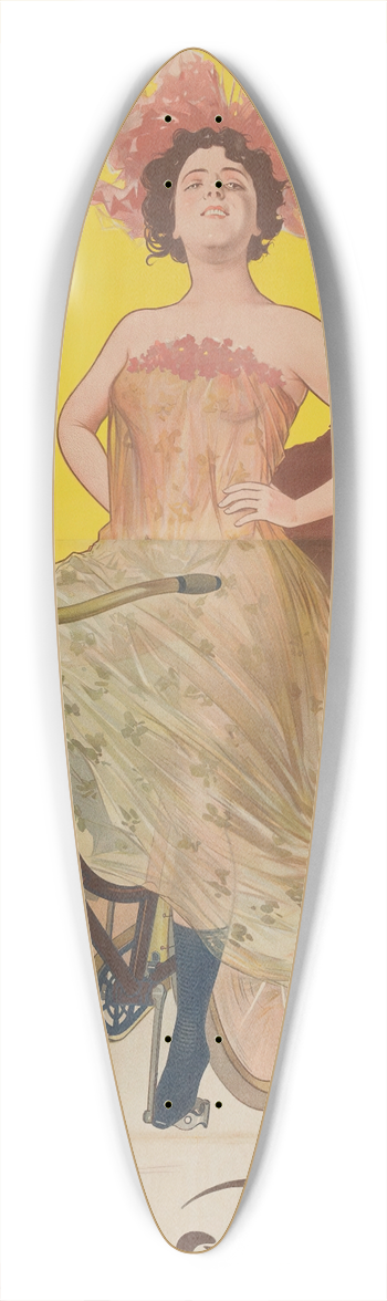 Giovanni Battista Carpanetto - Cicli Welleyes 39.3 inch art pintail longboard deck