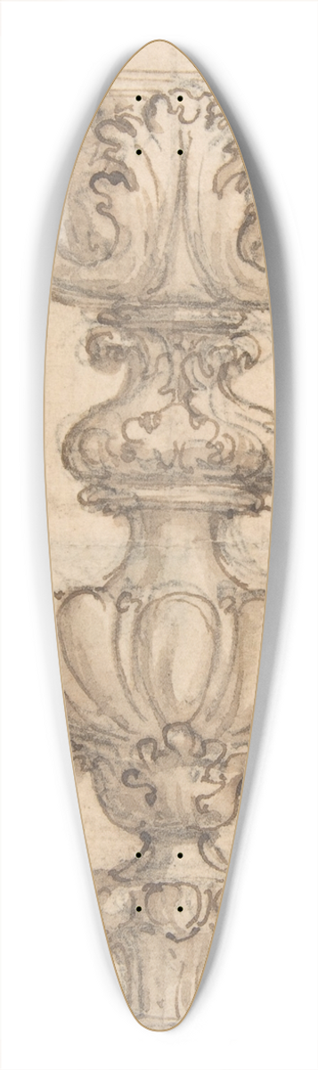 Giovanni Battista Foggini - Design for a Chalice 39.3 inch art pintail longboard deck