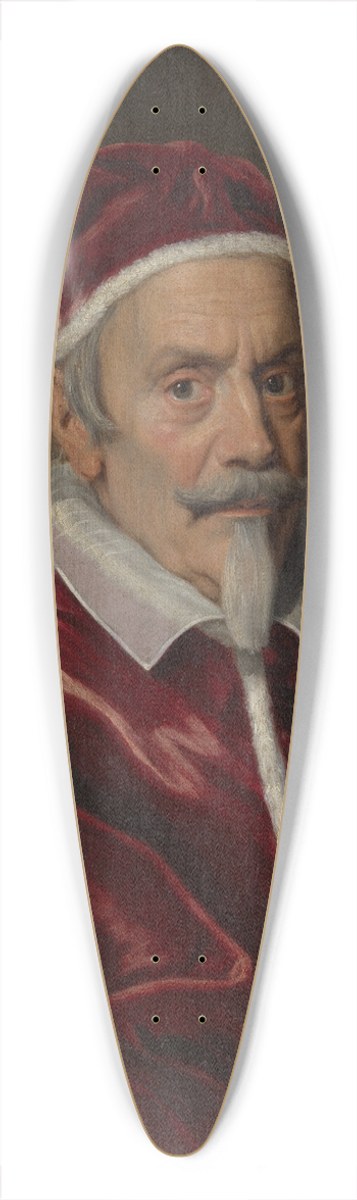 Giovanni Battista Gaulli - Pope Clement X (15901676) 39.3 inch art pintail longboard deck