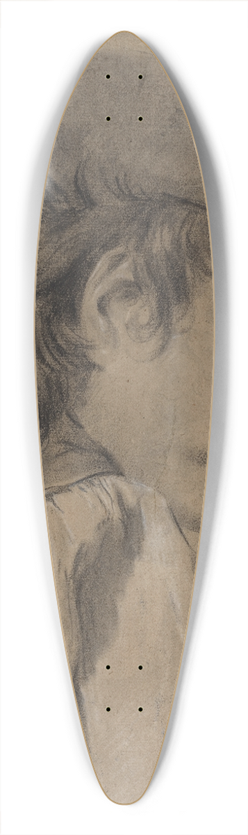 Giovanni Battista Piazzetta - A Young Man in a Broad Hat 39.3 inch art pintail longboard deck