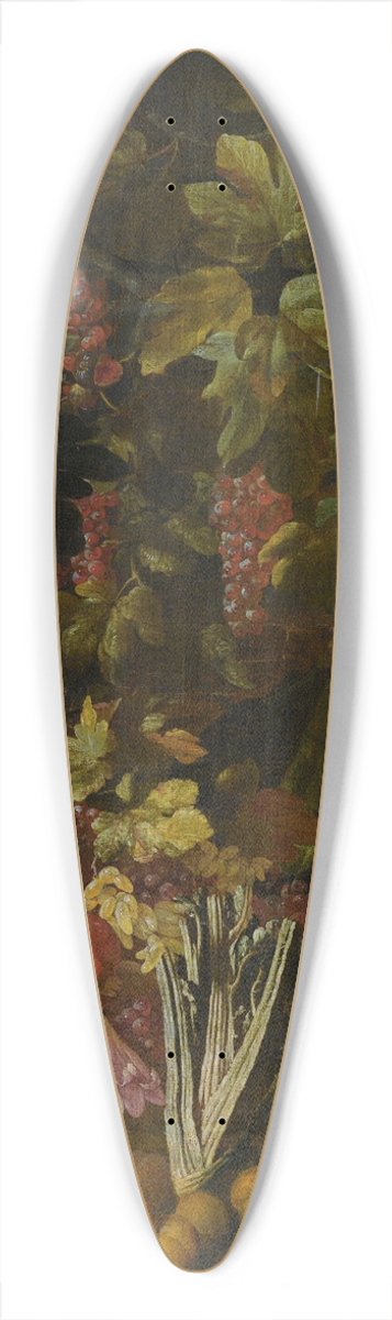 Giovanni Battista Ruoppolo - Natura Morta Di Fiori E Frutta 39.3 inch art pintail longboard deck