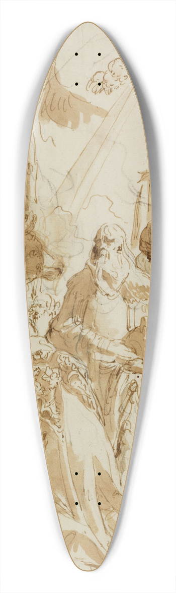 Giovanni Battista Tiepolo - Adoration of the Magi 39.3 inch art pintail longboard deck