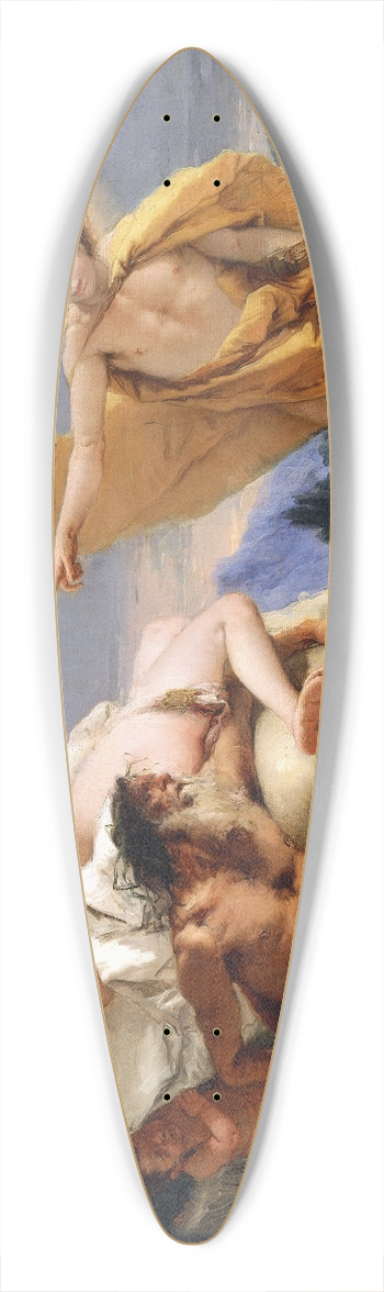 Giovanni Battista Tiepolo - Apollo Pursuing Daphne 39.3 inch art pintail longboard deck